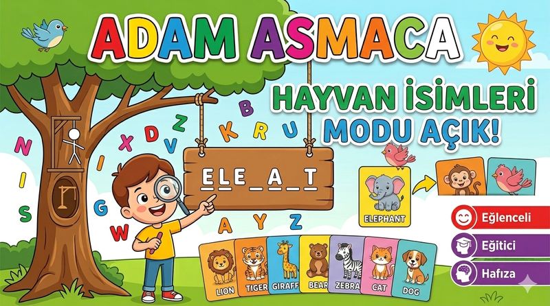 Hayvan Isimleri - 3. Sinif Oyunu